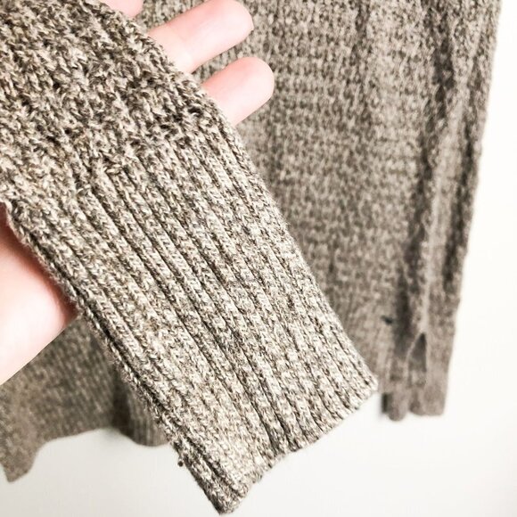 American Eagle Soft Neutral Knit V Neck Sweater XS - Picture 7 of 10